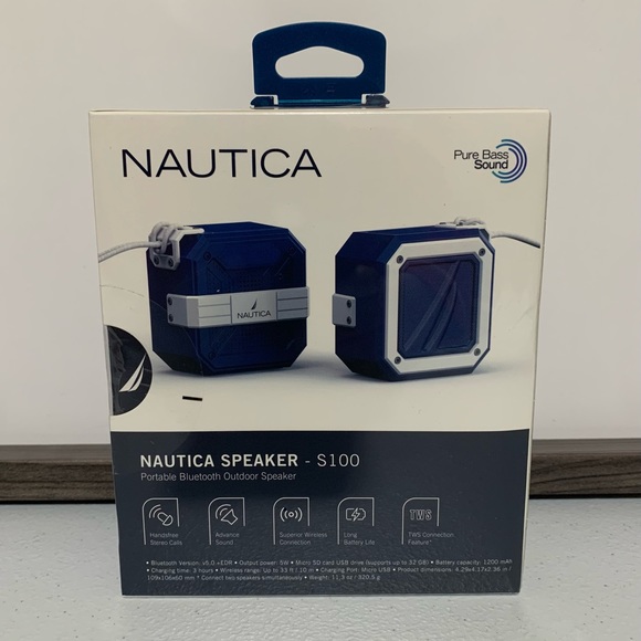 S100 Nautica Portable Bluetooth Outdoor Speaker-NIB - Picture 3 of 9